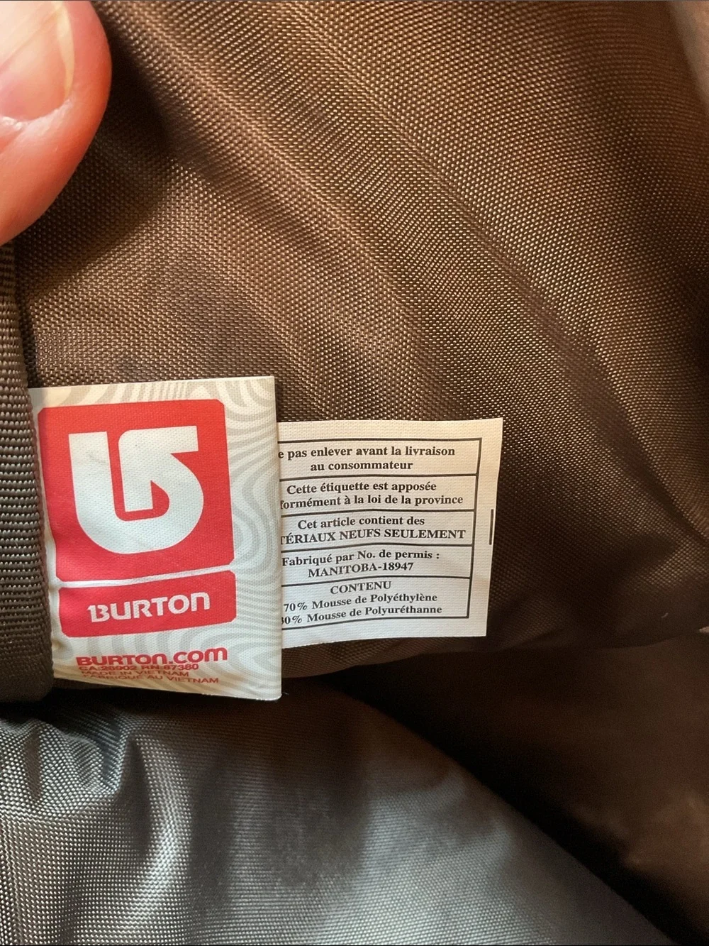 Vintage Burton Laptop Shoulder Bag